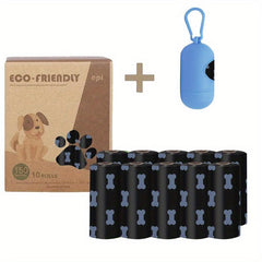 150 Dog Poop Bags with Dispenser - Leak Proof Pet Waste Bags