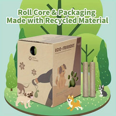 150 Dog Poop Bags with Dispenser - Leak Proof Pet Waste Bags