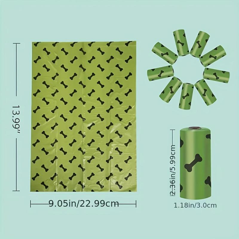 150 Dog Poop Bags with Dispenser - Leak Proof Pet Waste Bags