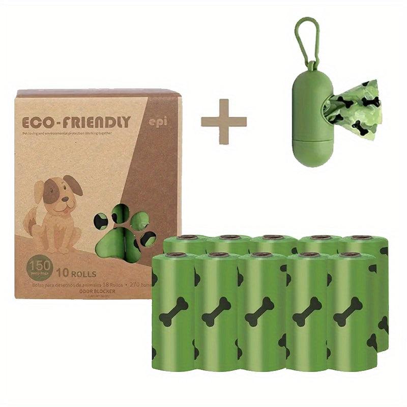 150 Dog Poop Bags with Dispenser - Leak Proof Pet Waste Bags
