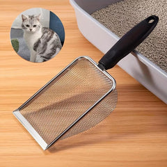 Stainless Steel Cat Litter Scoop for Easy Cleaning