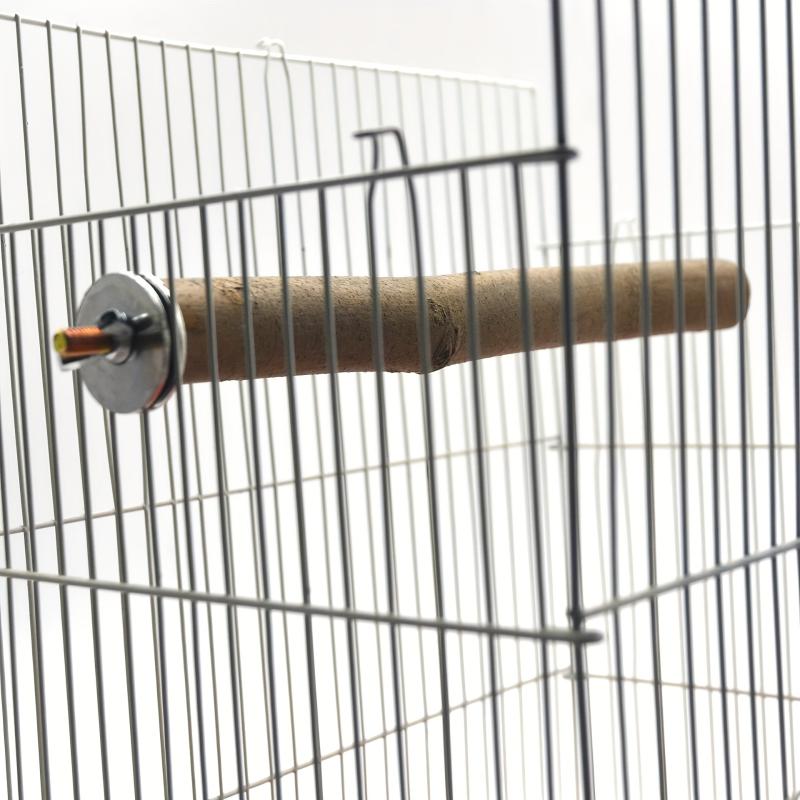 Bird Parrot Stand Toy For Fun Wooden Hanging Stand For Pet Bird Cage