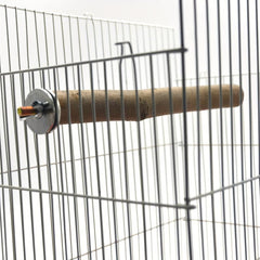 Bird Parrot Stand Toy For Fun Wooden Hanging Stand For Pet Bird Cage