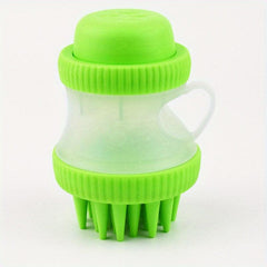 Pet Shampoo Brush Silicone Massage Comb for Dog & Cat Grooming