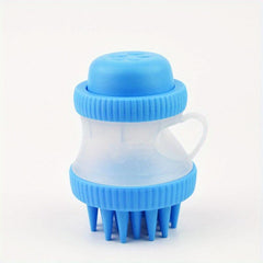 Pet Shampoo Brush Silicone Massage Comb for Dog & Cat Grooming