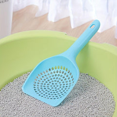 Durable Plastic Cat Litter Scoop Easy to Clean Pet Care Sand Waste Scooper Shove