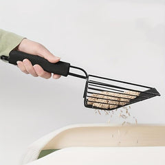 Stainless Steel Kitty Litter Scooper - Durable Pet Cleaning Tool