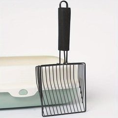 Stainless Steel Kitty Litter Scooper - Durable Pet Cleaning Tool