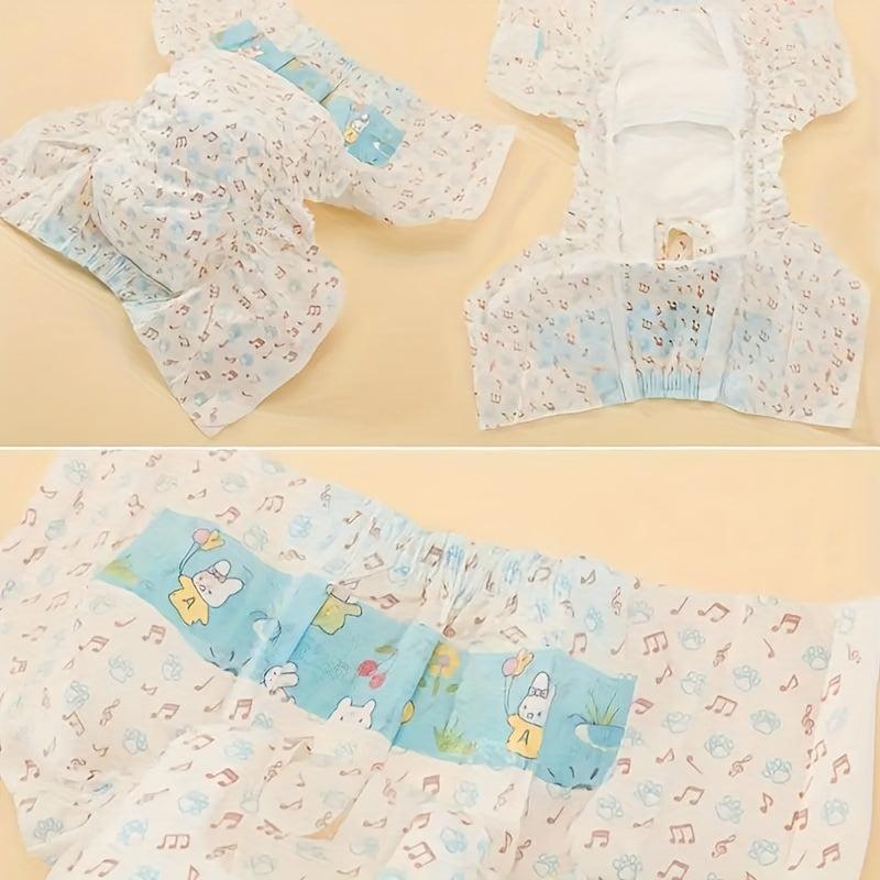 Disposable Breathable Dog Diapers Dog Menstrual Pants High Absorbency