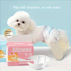 Disposable Breathable Dog Diapers Dog Menstrual Pants High Absorbency