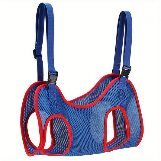 Breathable Grooming Hammock Harness with Nail Clippers for Dogs