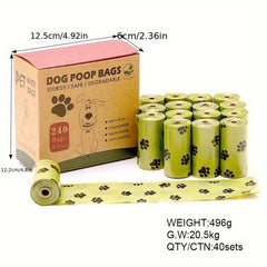 Dog Waste Bag Dispenser Portable Pet Garbage Bag Holder