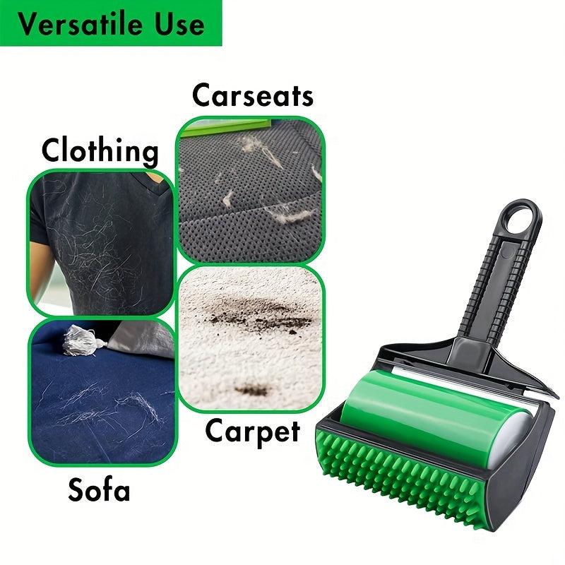 4pcs Washable Lint Roller Pet Hair Remover Reusable Sticky Lint Rollers