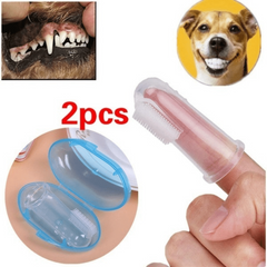 Pet Silicone Fingertip Toothbrushes 2 Boxes for Dogs and Cats