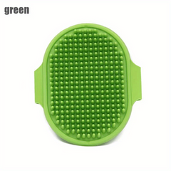 Gentle Silicone Pet Shampoo Brush for Dogs & Cats