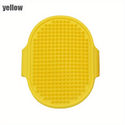 Gentle Silicone Pet Shampoo Brush for Dogs & Cats