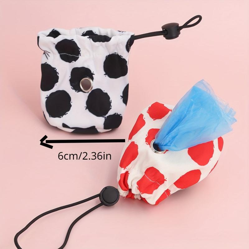 Portable Dog Poop Bag Storage Bag Pet Waste Dispenser Treat Pouch