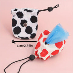 Portable Dog Poop Bag Storage Bag Pet Waste Dispenser Treat Pouch
