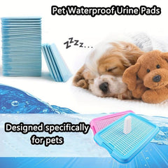 50pcs Disposable Dog Training Pads Absorbent Diapers For Dogs