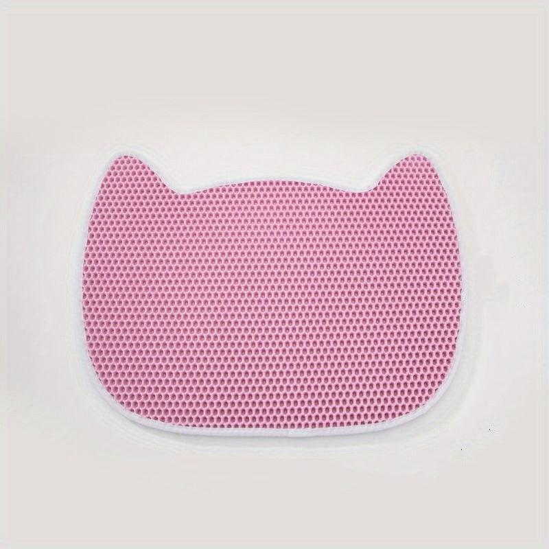 Waterproof Non Slip Pet Litter Mat Double Layer Cat Litter Pad