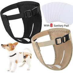 Washable Female Dog Diapers Reusable And Adjustable Physiological Sanitary Pant