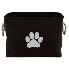 Collapsible Polyester Organizing Basket Large Storage Bin For Pet Toy