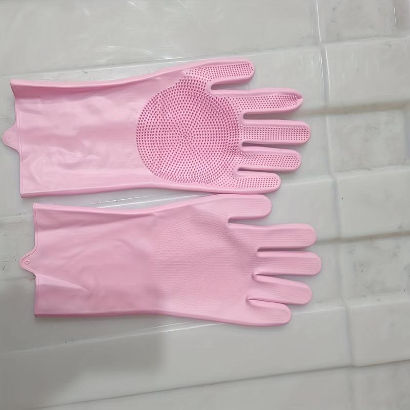 Silicone Pet Brush Glove Dog Grooming Cats Bathing High Density Teeth