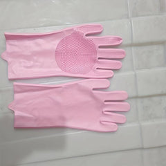 Silicone Pet Brush Glove Dog Grooming Cats Bathing High Density Teeth