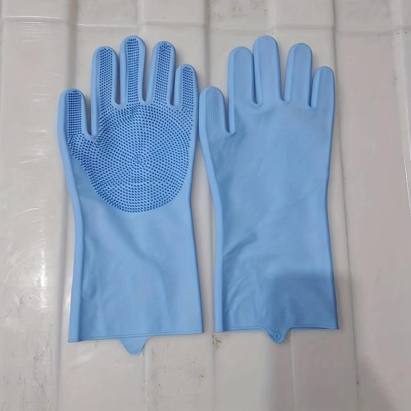 Silicone Pet Brush Glove Dog Grooming Cats Bathing High Density Teeth