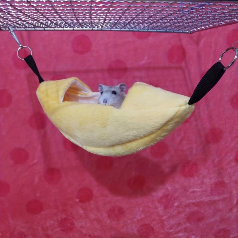 Hamster Plush Banana Hammock Hanging Bed