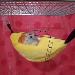 Hamster Plush Banana Hammock Hanging Bed