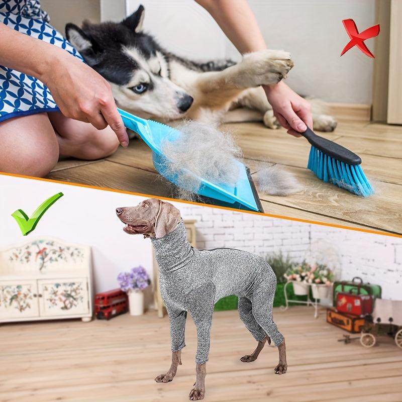 Soft Dog Jumpsuit High Collar Zipper
