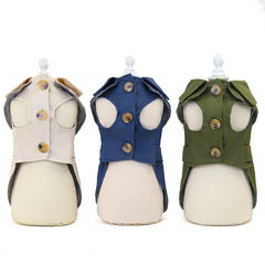 All Weather Pet Windbreaker for Small and Medium Dogs - Stylish and Durable