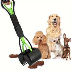 Portable Dog Poop Scooper with Long Handle - Durable Dog Waste Picker