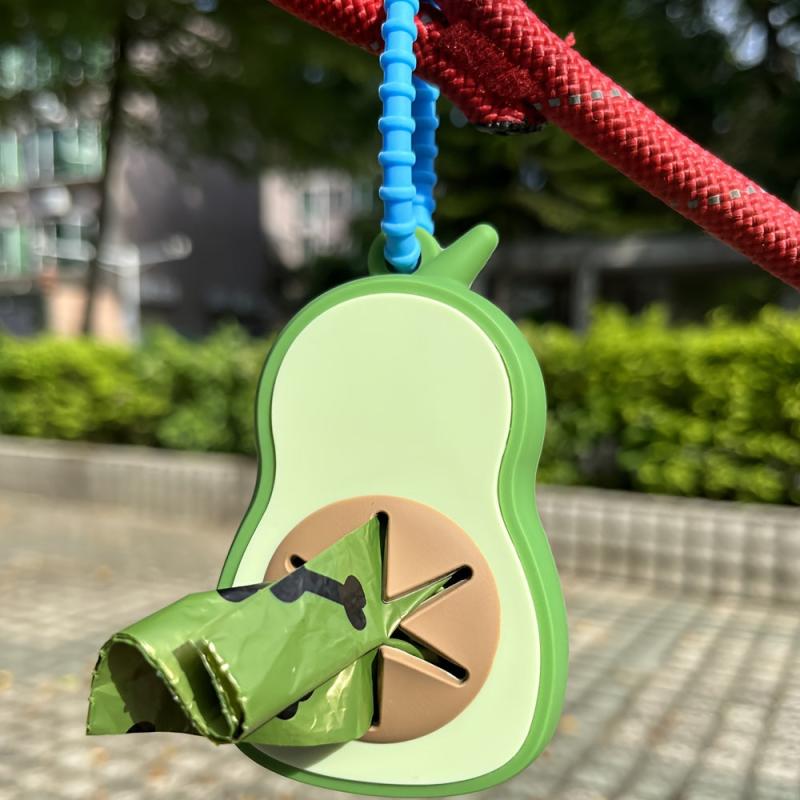 Avocado Silicone Dog Poop Bag Holder Dispenser