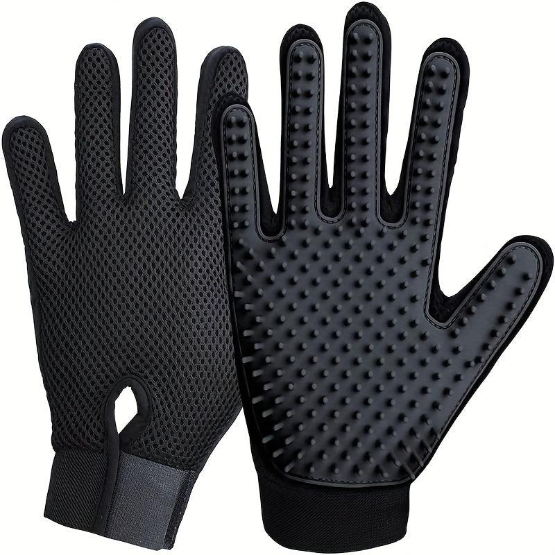 Pet Massage Gloves For Dog & Cat Dog Hair Removal Mitten Cat Hair Remover Glove