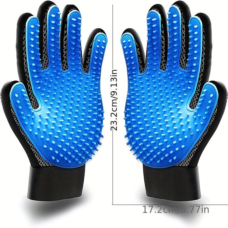 Pet Massage Gloves For Dog & Cat Dog Hair Removal Mitten Cat Hair Remover Glove