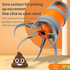 Portable Dog Pooper Scooper with 45 Waste Bags
