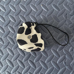 Portable Dog Poop Bag Storage Bag Pet Waste Bag Dispenser Pet Treat Pouch