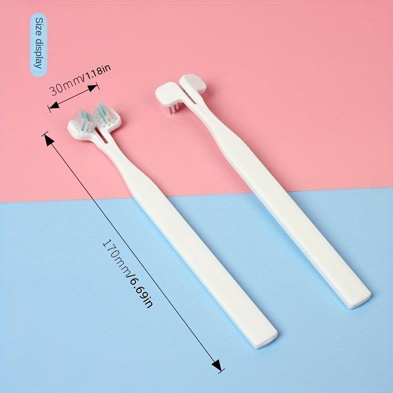Pet Toothbrush Double Head Dog Toothbrush for Teeth Cleaning
