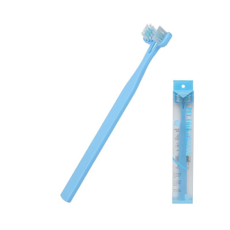 Pet Toothbrush Double Head Dog Toothbrush for Teeth Cleaning