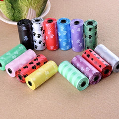 5pcs Thin Dog Poop Bags Leak Proof For Pet Outdoor Supplies