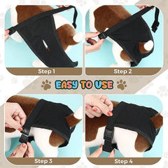 Washable Female Dog Diaper With 8 Cotton Pads