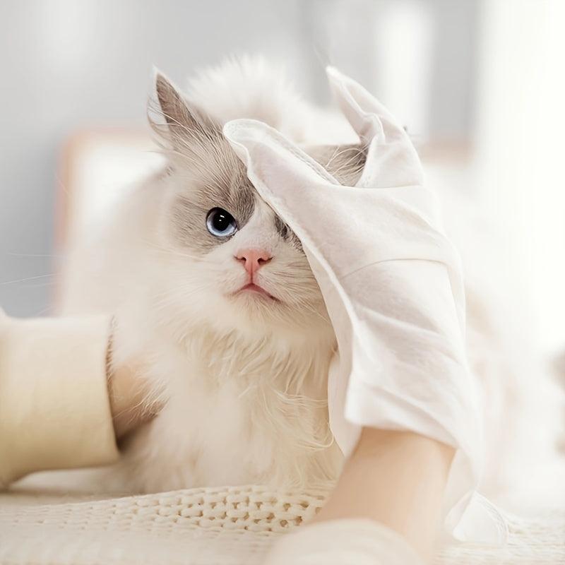 Pet Cleaning Glove & Wipes for Dog Cat Bathing Grooming