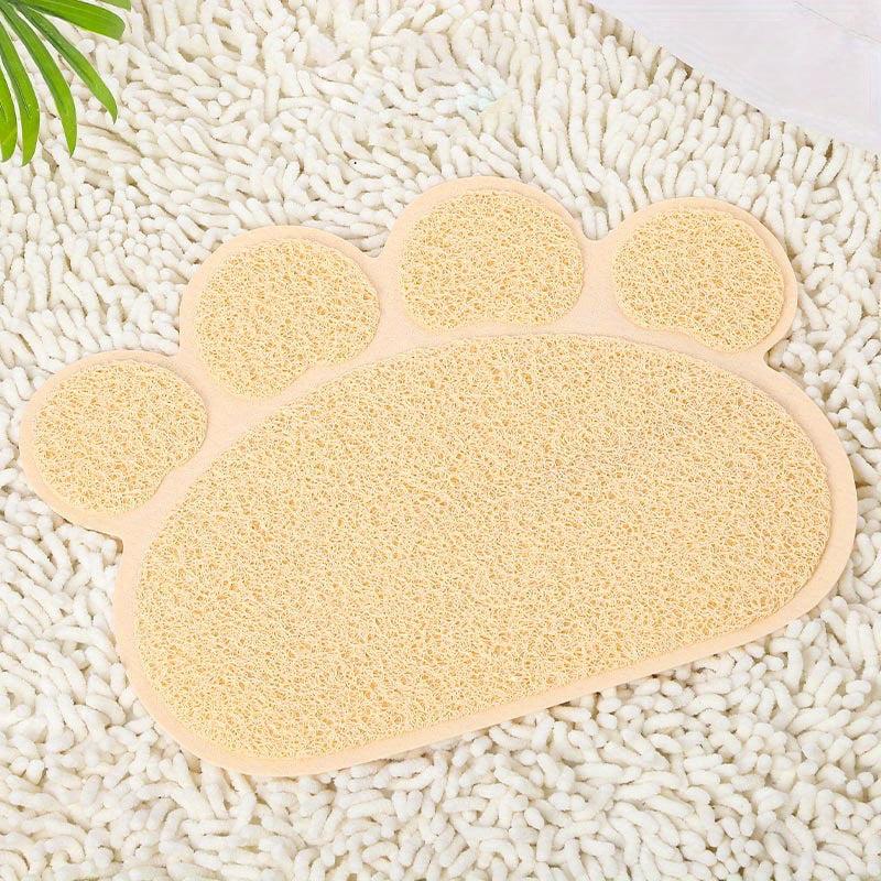 Pet Paw Shape Non-Slip Cat Litter Mat
