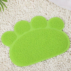 Pet Paw Shape Non-Slip Cat Litter Mat
