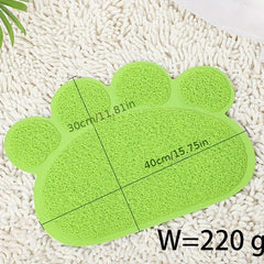 Pet Paw Shape Non-Slip Cat Litter Mat