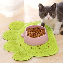 Pet Paw Shape Non-Slip Cat Litter Mat