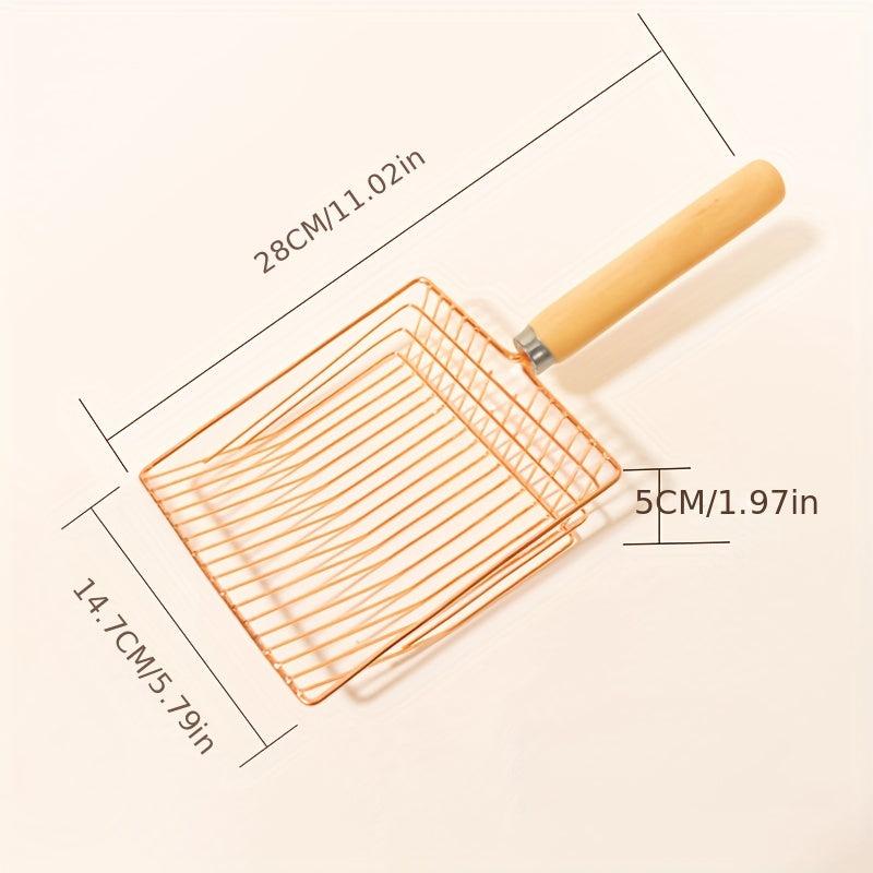 Stainless Steel Pet Litter Scoop Cat Pooper Scooper Cat Litter Sifter Shovel