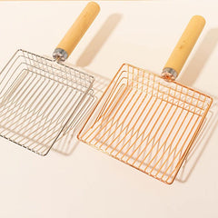 Stainless Steel Pet Litter Scoop Cat Pooper Scooper Cat Litter Sifter Shovel